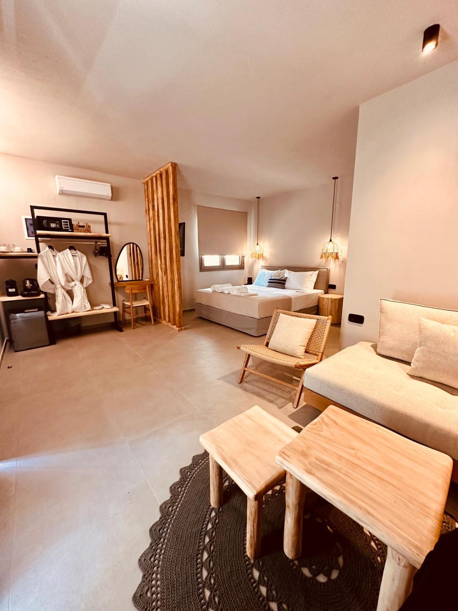 Amo Golden Suites Khrysi Ammoudia Eksteriør bilde