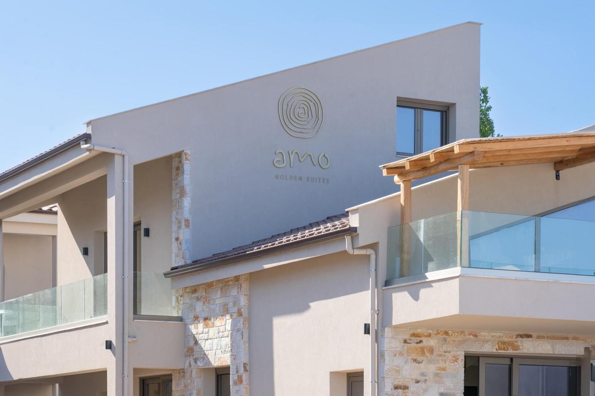 Amo Golden Suites Khrysi Ammoudia Eksteriør bilde