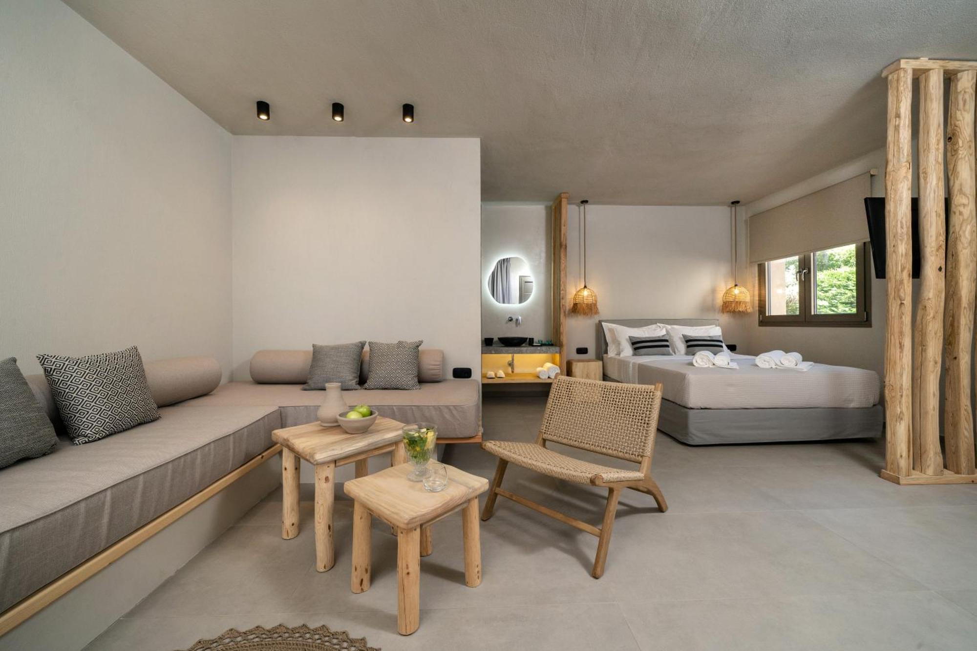 Amo Golden Suites Khrysi Ammoudia Eksteriør bilde