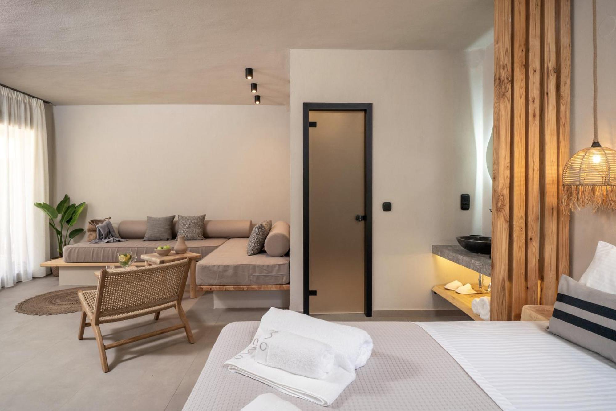 Amo Golden Suites Khrysi Ammoudia Eksteriør bilde