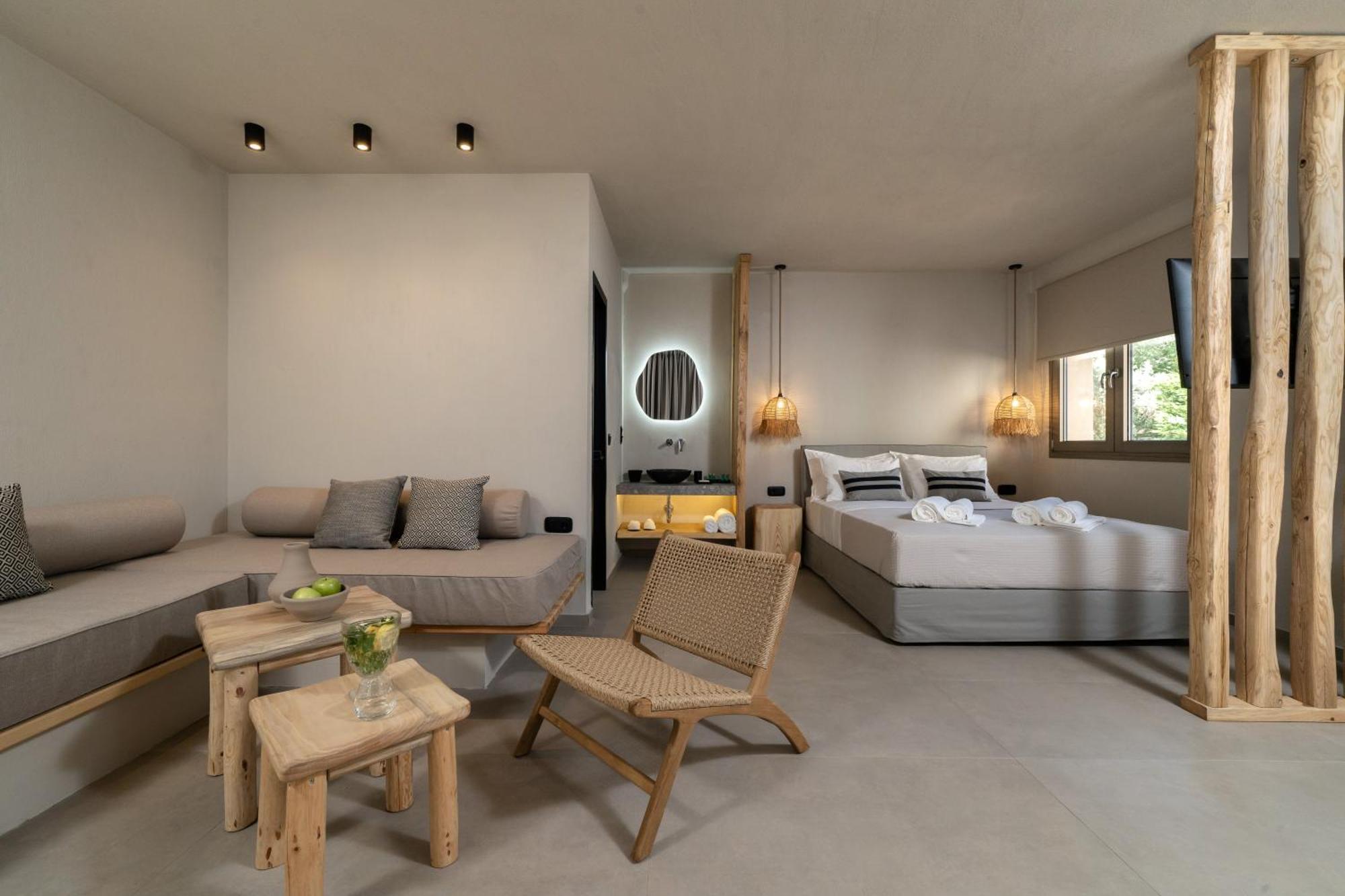 Amo Golden Suites Khrysi Ammoudia Eksteriør bilde